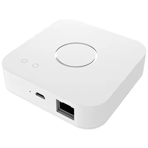 Flip Design Zigbee Hub with App Control and 100m Range Linux OS - Amuse Tech Solutions