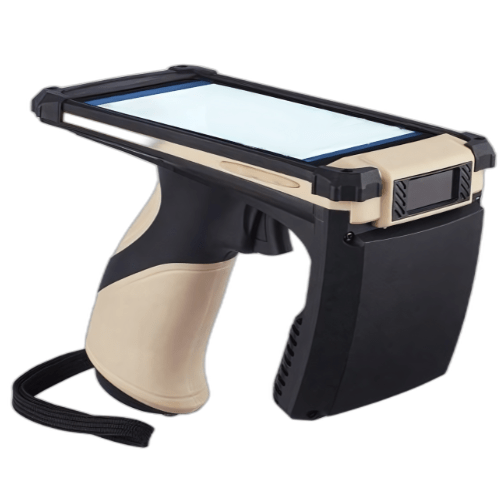 Amuse Tech Solutions Industrial Android Operating System UHF Passive RFID Handheld Reader Scanner-Reading Distance: 32.8 ft (10 m)