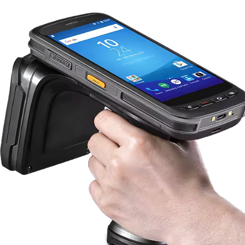 Handheld RFID Reader with Barcode Scanner, GPS, Long-Range Data Collection - Amuse Tech Solutions - Image 2