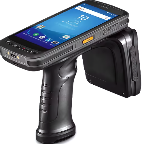 Handheld RFID Reader with Barcode Scanner, GPS, Long-Range Data Collection - Amuse Tech Solutions - Image 3