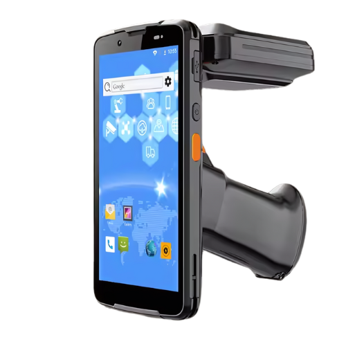 High-Performance UHF RFID Long Range Handheld Reader with Fingerprint - Amuse Tech Solutions