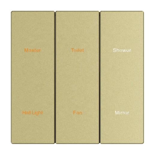 Zigbee Matter Switch RoHS 240 V AC Full Button Control 1 - 5 Gang Configurations - Amuse Tech Solutions - Image 2