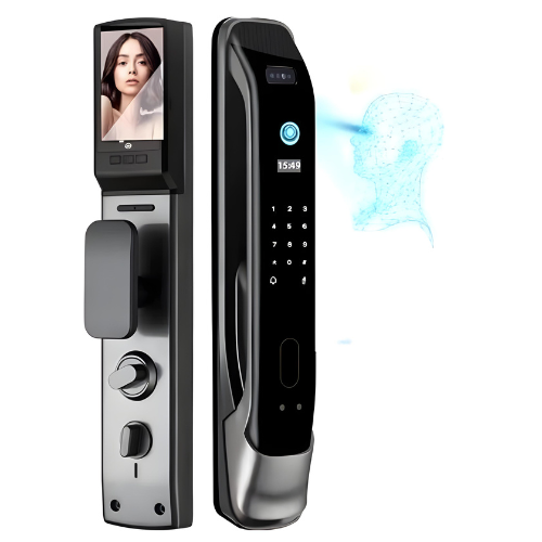 Face Recognition Smart Door Lock With - Camera & Digital Viewer - Amuse Tech Solutions