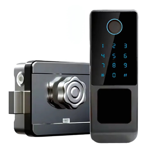 Smart Fingerprint Door Lock With- 4 AA Batteries & Easy Control - Amuse Tech Solutions