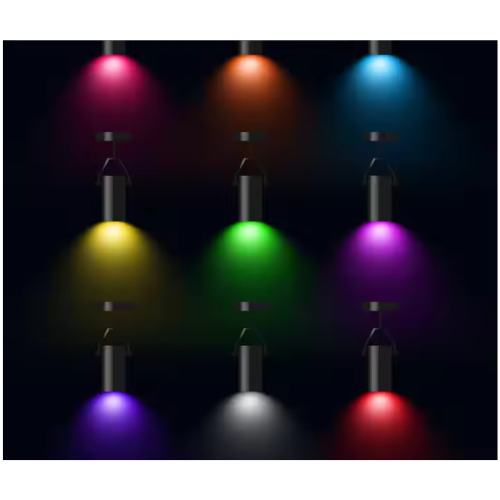 Remote Control Led Spotlight Hub with 240V Input Current - Amuse Tech Solutions - Image 2