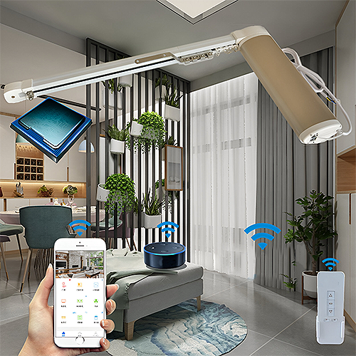 Smart Curtain Motor System with Z Wave Connectivity - Amuse Tech Solutions - Image 2