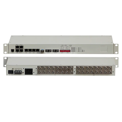 Amuse Tech Solutions Gigabit Ethernet 16 E1 To GE PDH Multiplexed Fiber Optic Transmission